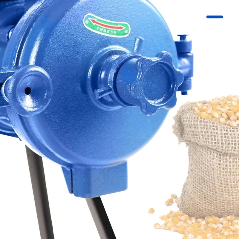 

【Hot】Corn grinder household 220V dry and wet dual-purpose small commercial grain superfine feed mill 3000W/4000W