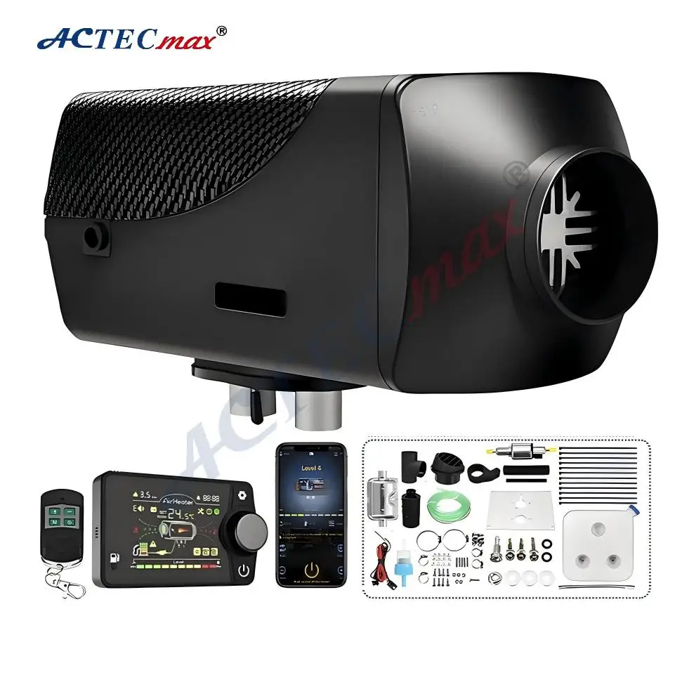 ACTECmax مقبض وحدة تحكم بلوتوث الديزل سخان التوقف AC.157.108 سبليت 5KW Campervan الوقود الديزل سخانات الهواء لسيارة #2