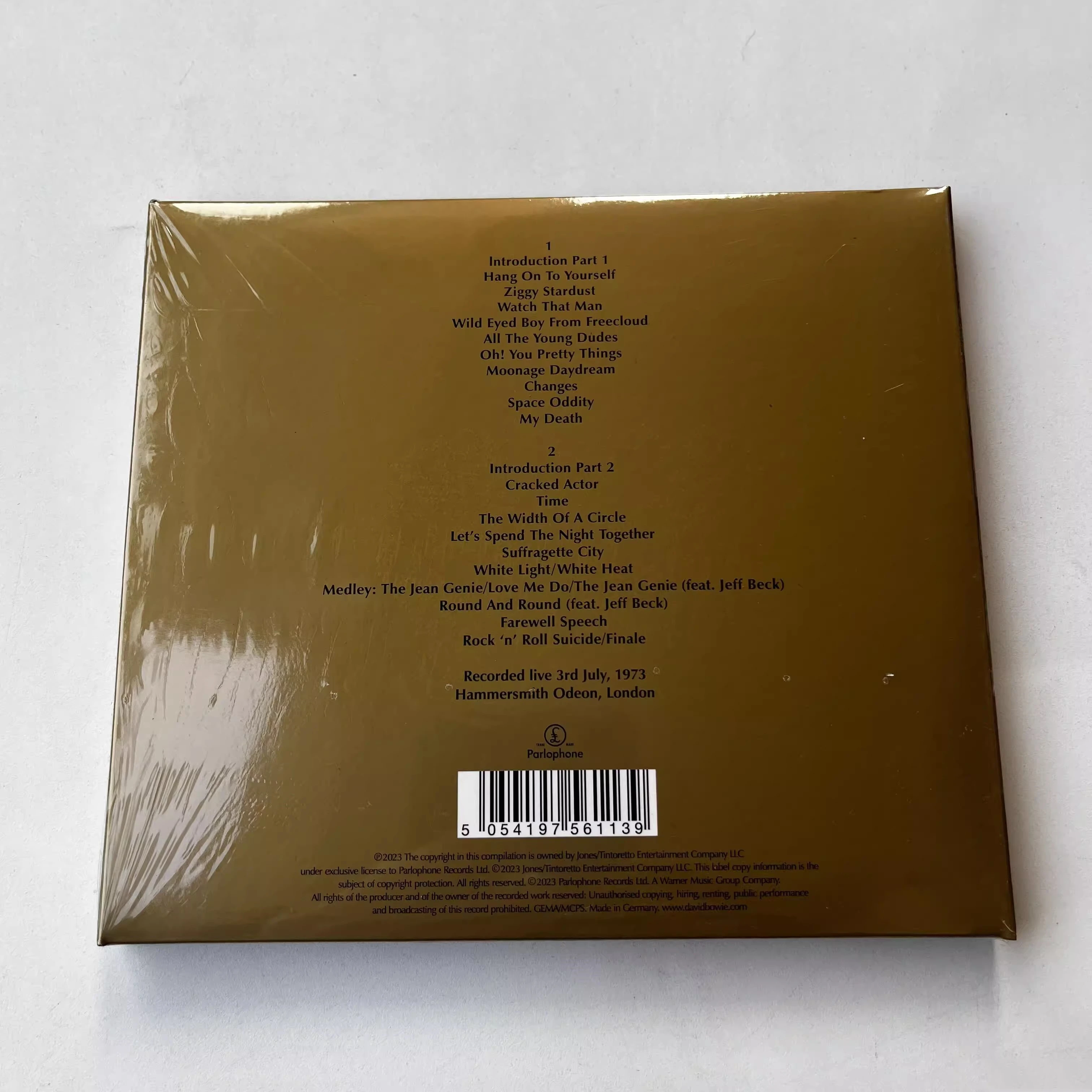 Movie Ziggy Stardust and the Spiders from Mars Music CD 50th Anniversary Edition Album 2pcs Music Record Cosplay Soundtrack Box