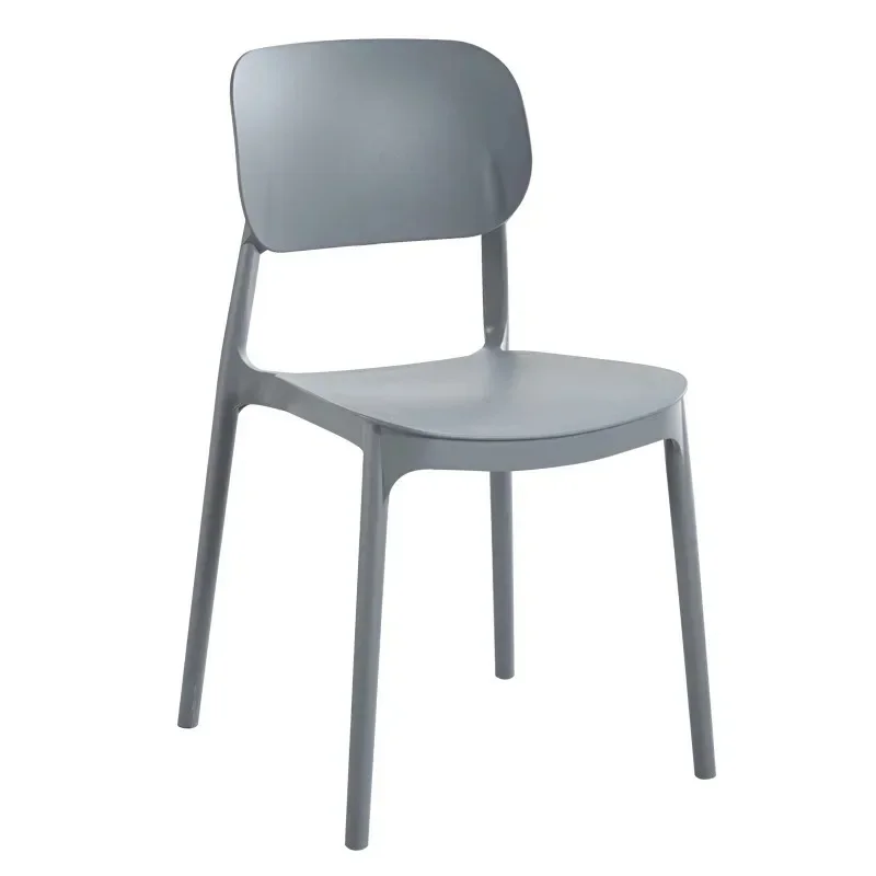 Plastic chair simple backrest Nordic dining chair