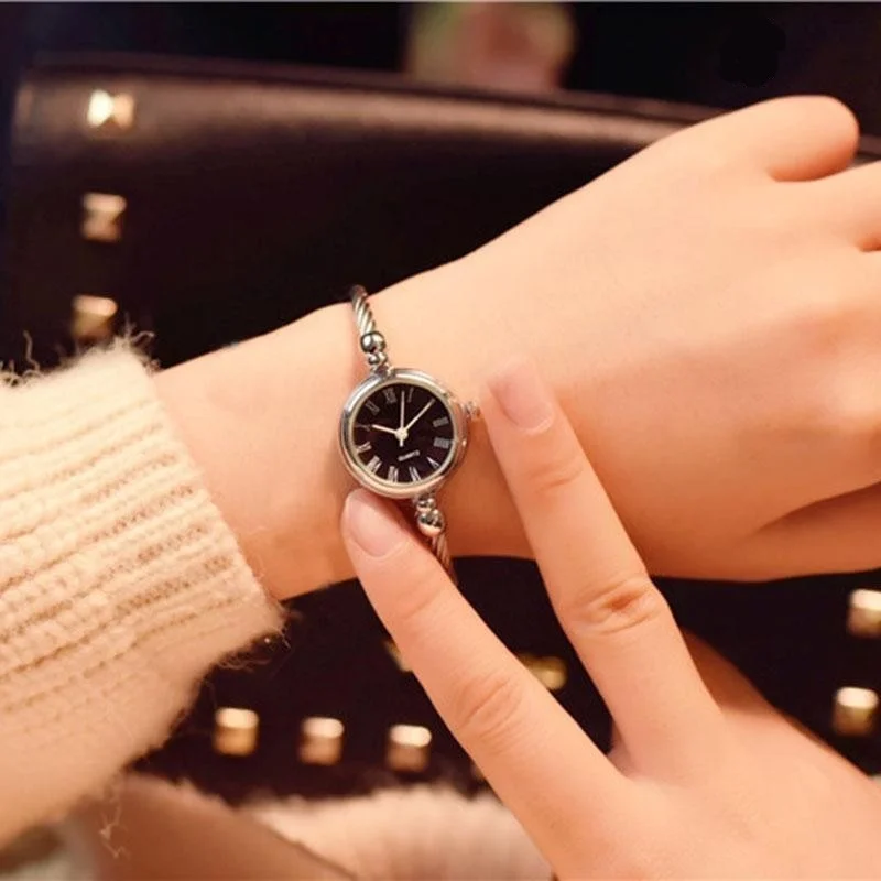 Reloj de pulsera de cuero de cuarzo para mujer, reloj de pulsera analógico informal, relojes de cuarzo para mujer, regalo