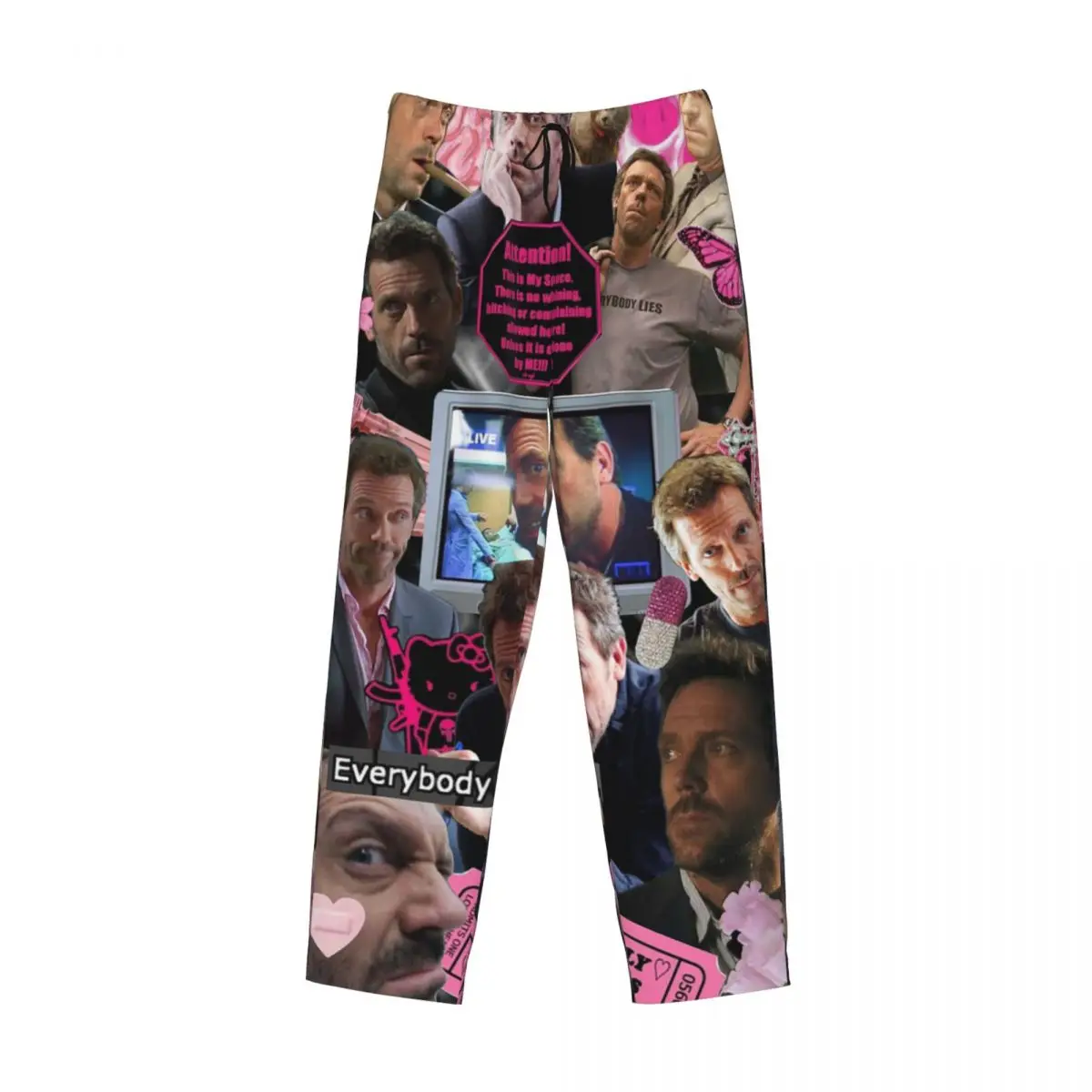 

Пользовательские пижамные штаны Dr. Gregory House Tomorrowland, мужская одежда для сна, штаны для сна с карманами