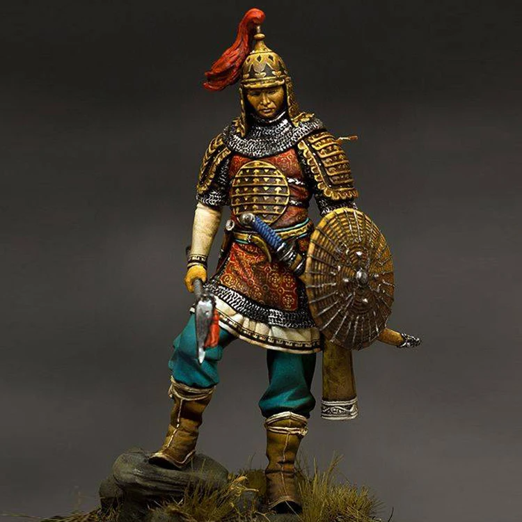 1/24 Mongol Warrior, Resin Model figure GK, Unassembled and unpainted kit