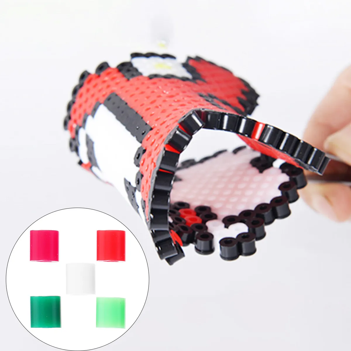 2500Pcs Fuse Beads DIY Craft Set for Kids and Adults Christmas Holiday Decoration Educational Tool Mixed Colors