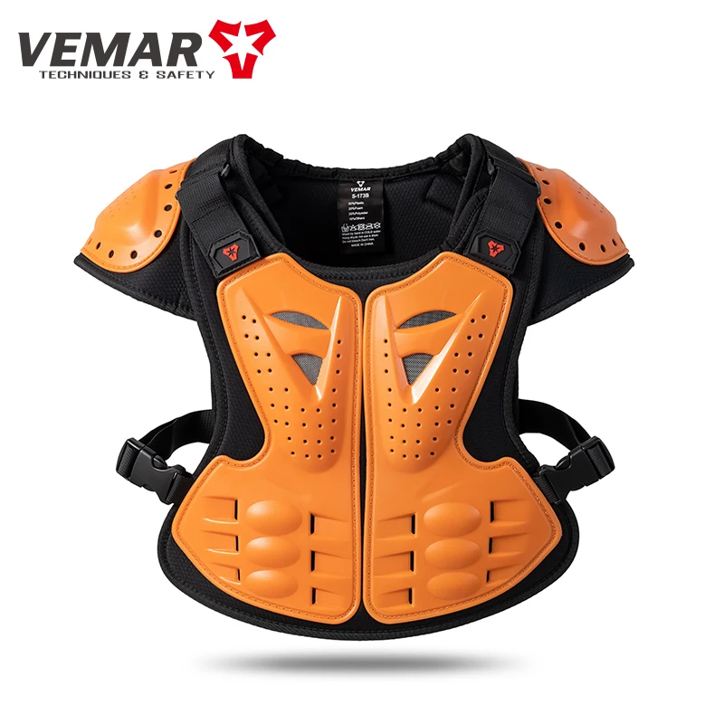 Kinderen Motorrijden Body Armor/Elleboog Kniebeschermer Kinderen Motocross Rugvest Borst Off-Road Moto Fietsen Beschermende uitrusting