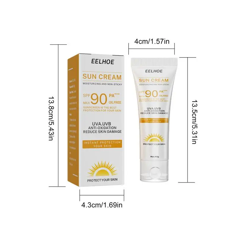 Facial Sunscreen SunCream Sunblock Skin Protective Cream New Sun Cream Bleaching Facial Moisturizer Anti Aging Oil Control