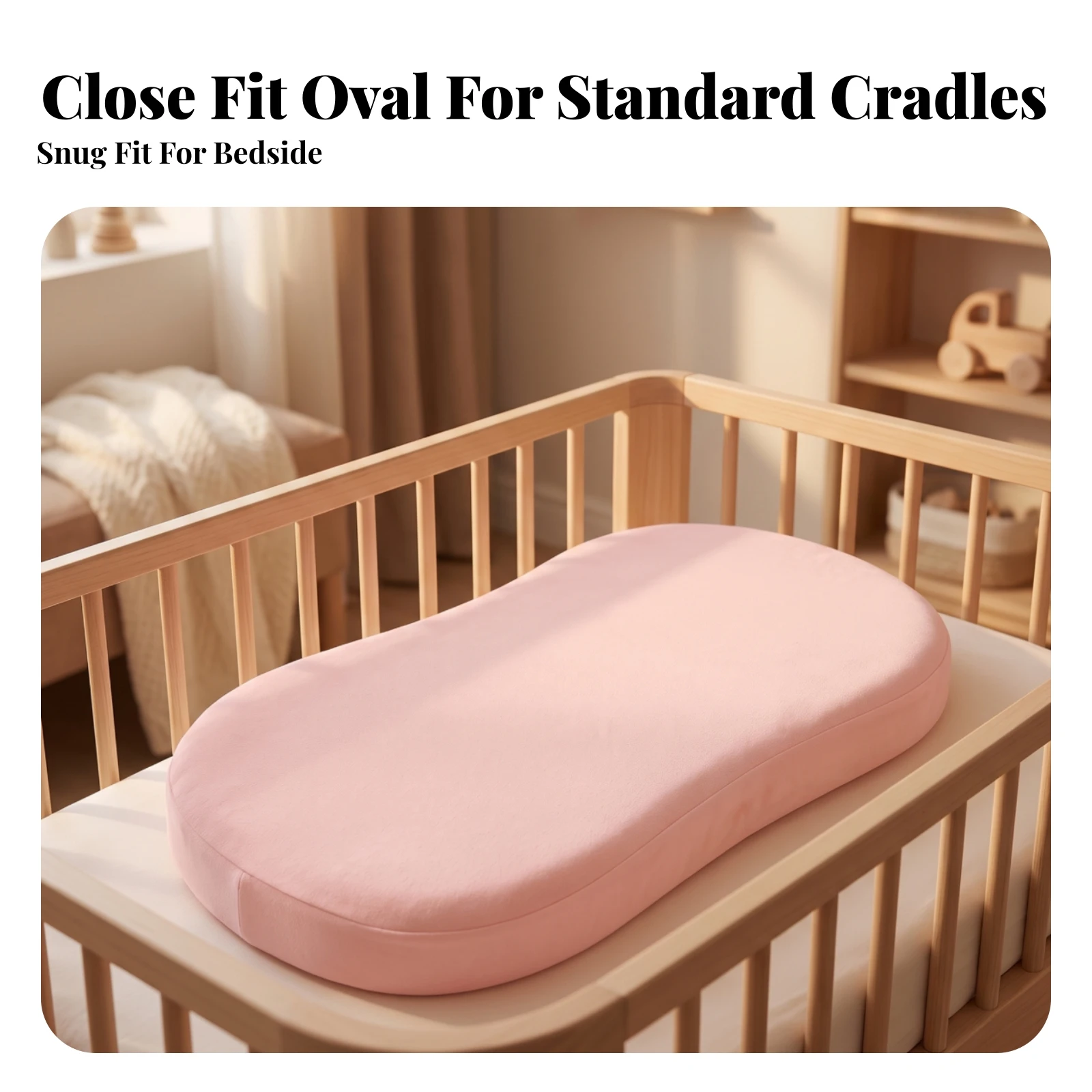 oval-crib-mattress-premium-crib-mattress-bedding-lightweight-soft-for-babies-nursery