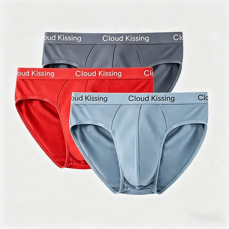 3Pcs New Arrival Men's Briefs Underwear Soft Breathable High Elastic Comfortable Male Underpants Hot Sale