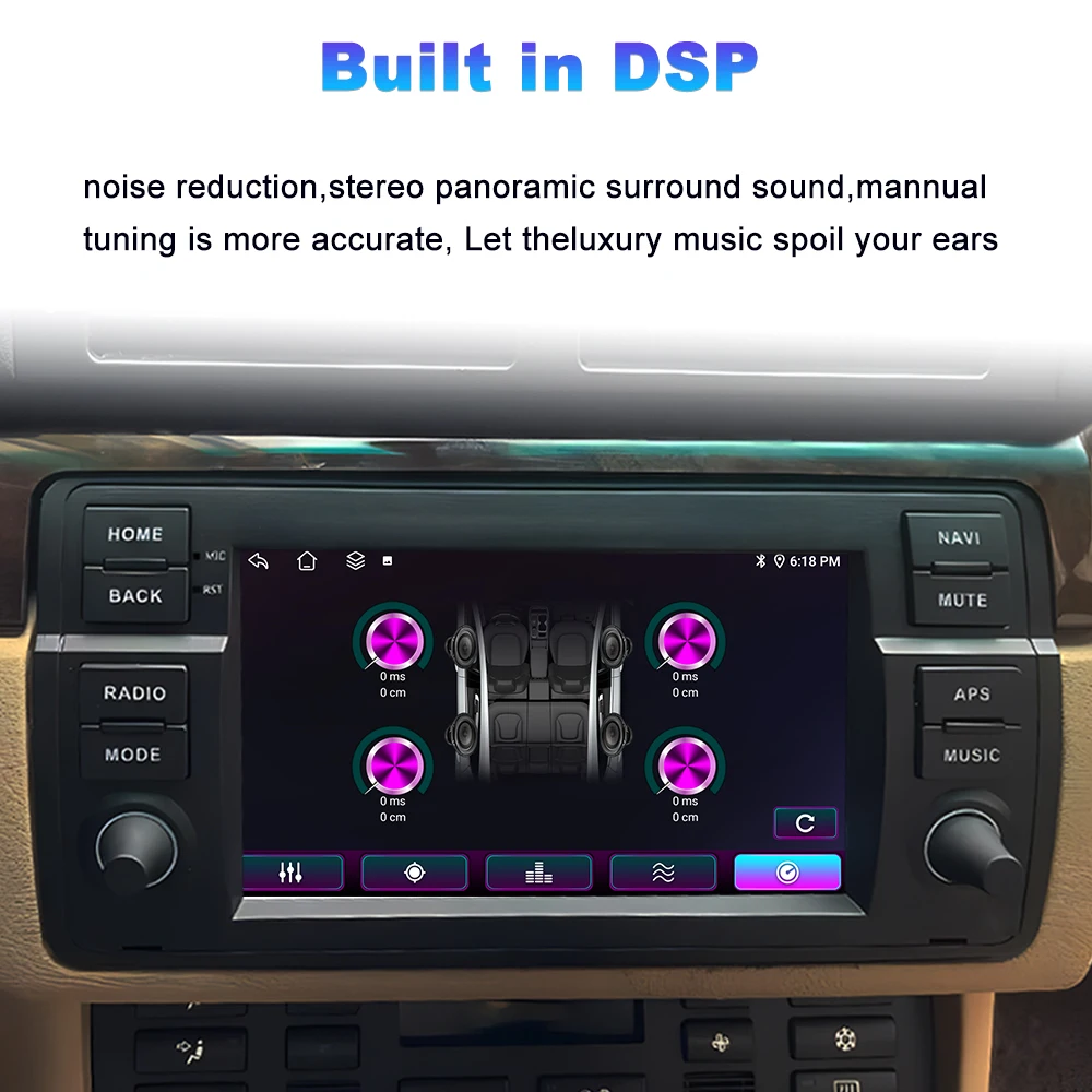 Drahtlose CarPlay Auto Radio Multimedia Video Player Navigation GPS Android Auto für BMW 3er E46 1999-2005 Head Unit Wifi – Detail 10