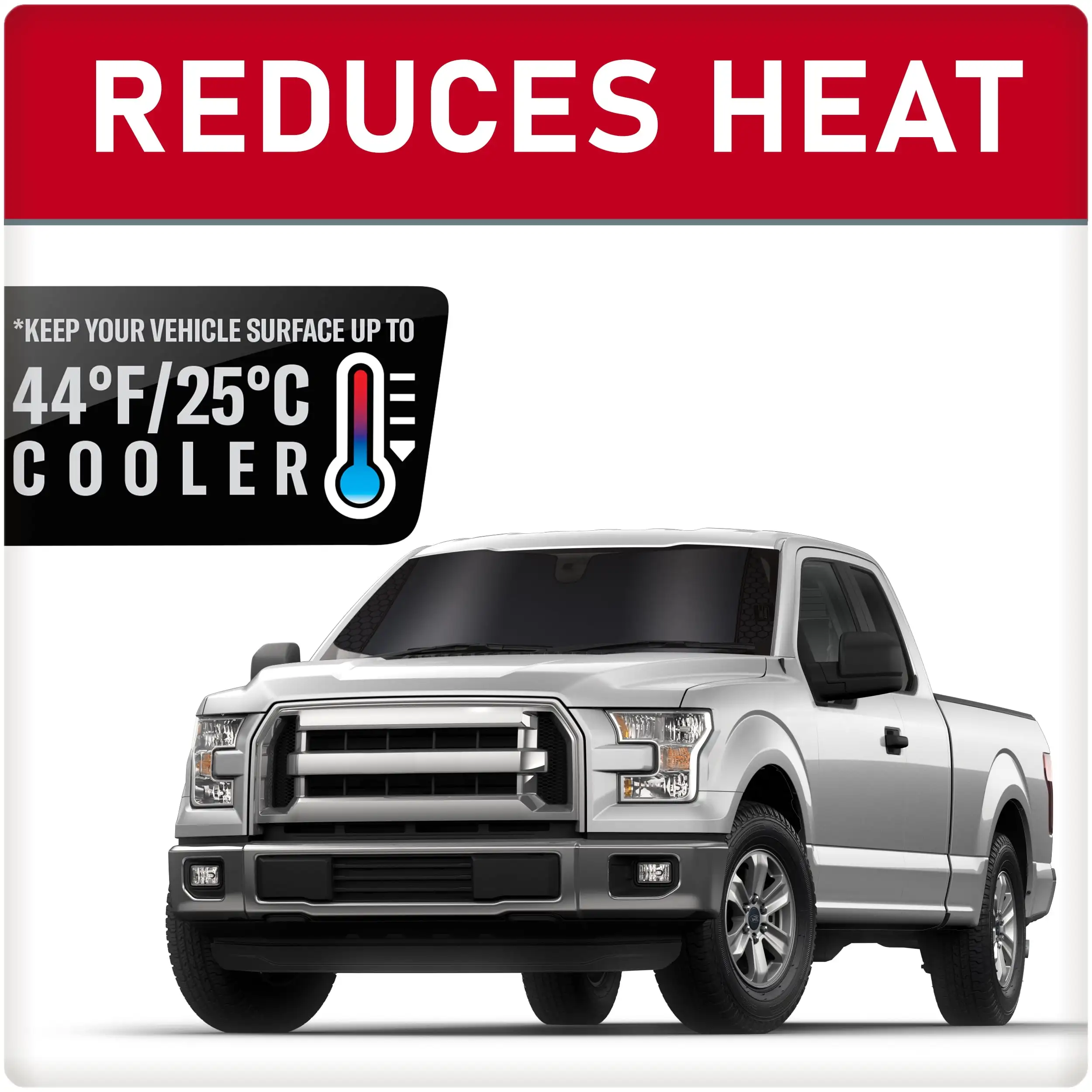 General windshield cover for sun visor folding heat insulation board