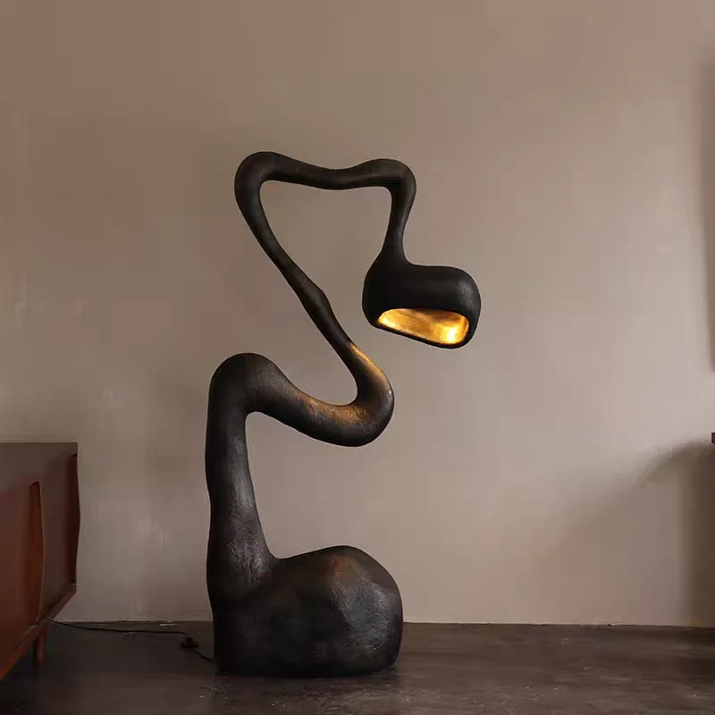 Luxury art large study floor lamp ins style creative living room sofa hotel bedside lamp