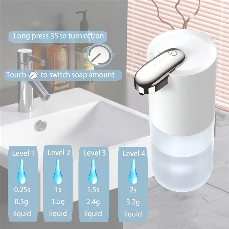 

FAST-автоматический дозатор пенящегося мыла-400 мл бесконтактный дозатор мыла с регулируемым датчиком электрический дозатор мыла для рук