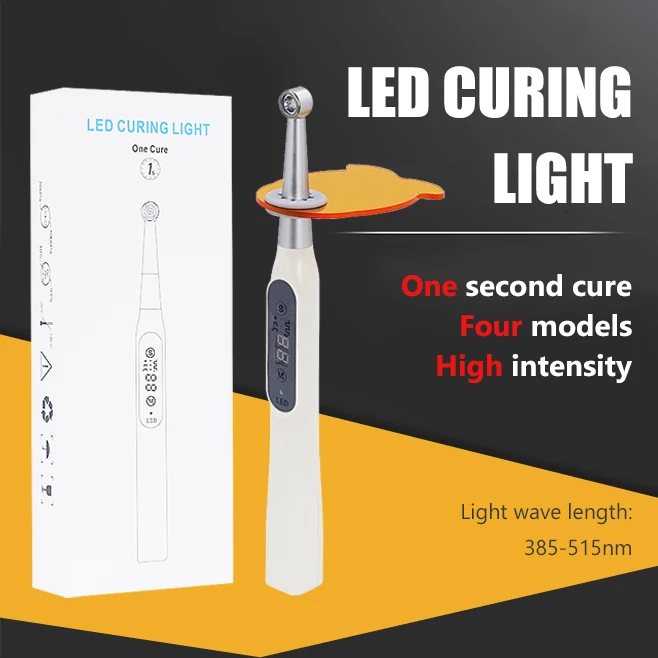 

Wireless Dental Orthodontic Curing Light LED Lamp 360 Degree Rotation with 4 Modes 1-Second Light Cure for Dentistry Lab tool