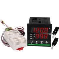 Promotion! SINOTIMER Temperature Humidity Controller, MH0302 Panel Mounted Digital Temperature And Humidity Controller Sensor