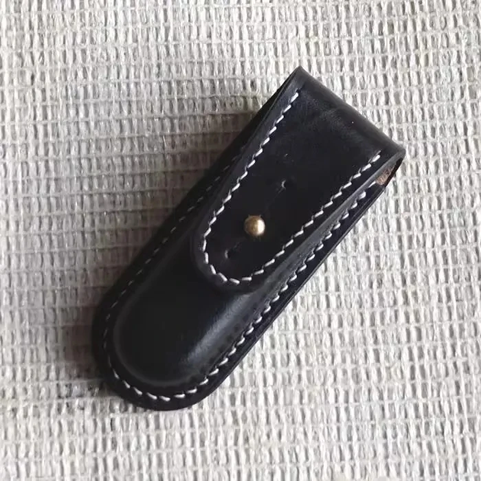 1 Piece Custom Hand Made Leather Pouches Belt Sheath for 93mm Victorinox Swiss Army Knife