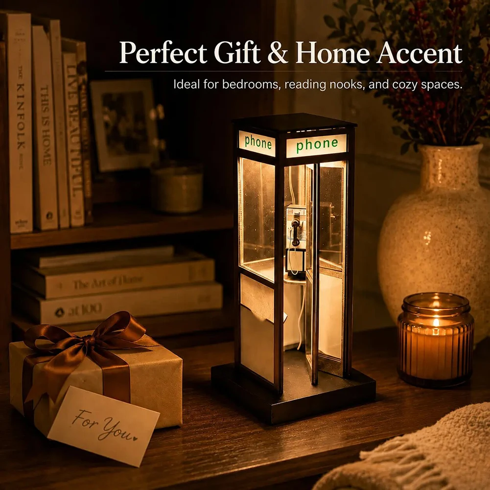 Retro Vintage Tall Phonebooth - Home Office British recension och pris