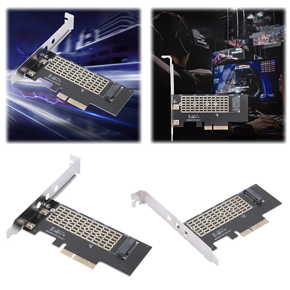 

M.2 NVME To PCIe 3.0 X4 Adapter M-Key 32Gbps M.2 NVME SSD To PCIe 3.0 X4 Adapter Card NVME SSD To PCIe 3.0 X4 Expansion Card
