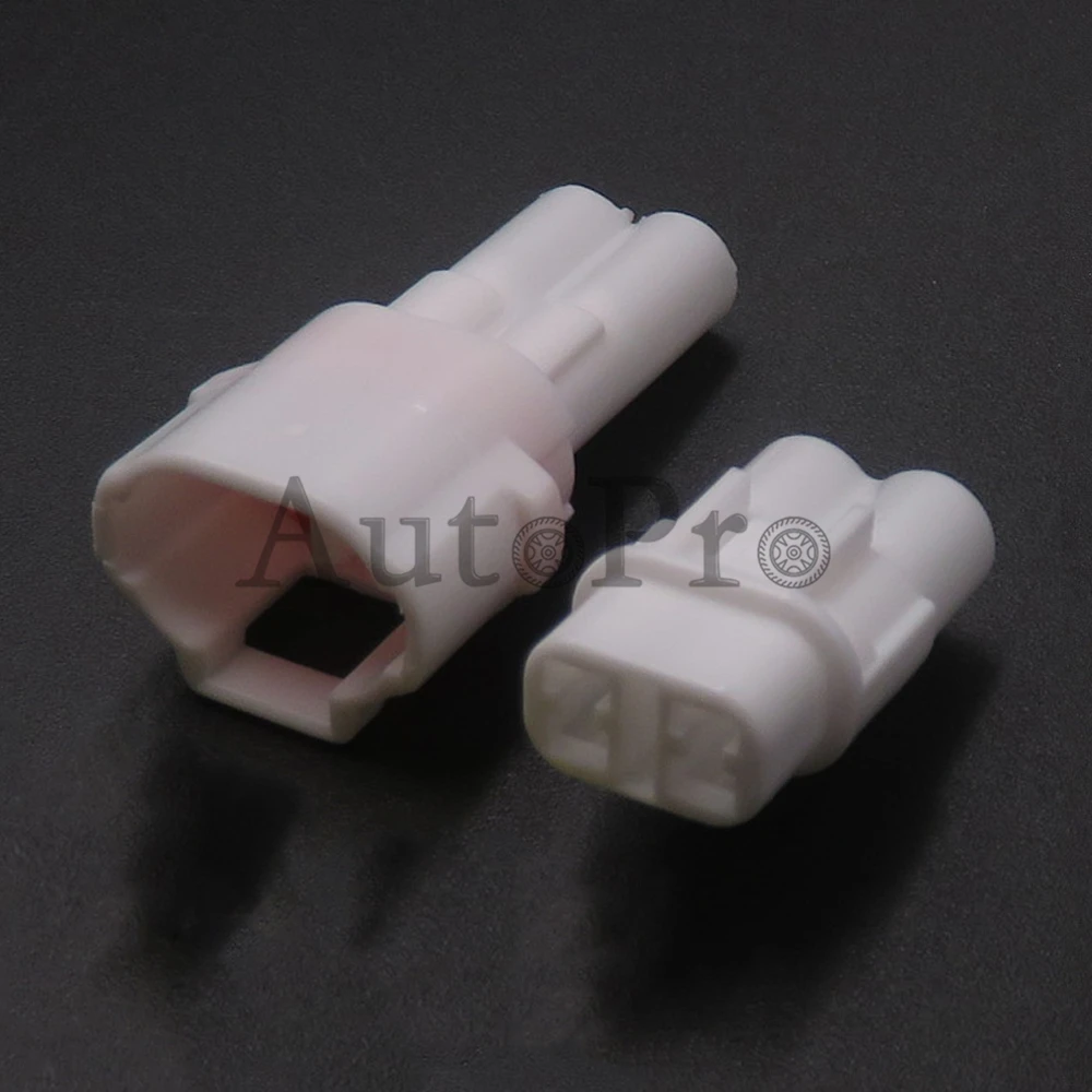 1 Set 2 Hole 6187-2171 AC Assembly White Car Waterproof Connector Automobile Foglight Electric Wiring Socket 6180-2181