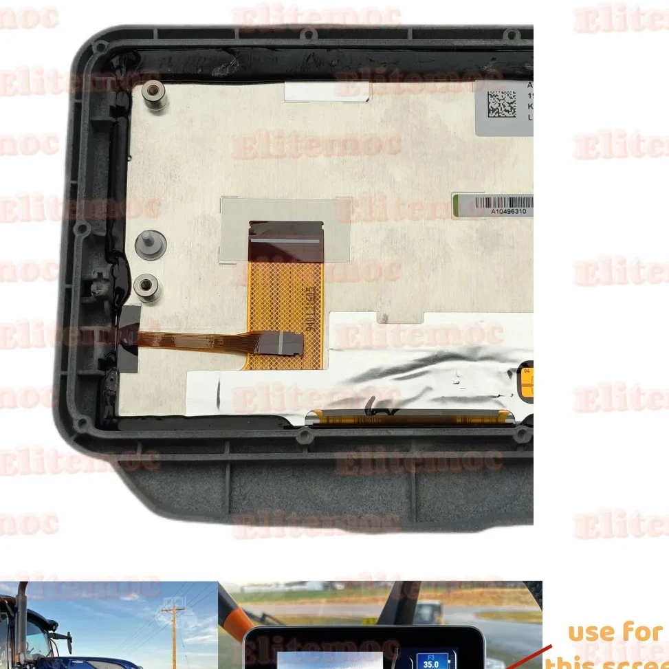 

7-дюймовый ЖК-дисплей для рулевого колеса трактора New Holland T7.300 2020-2024, замена экрана прибора