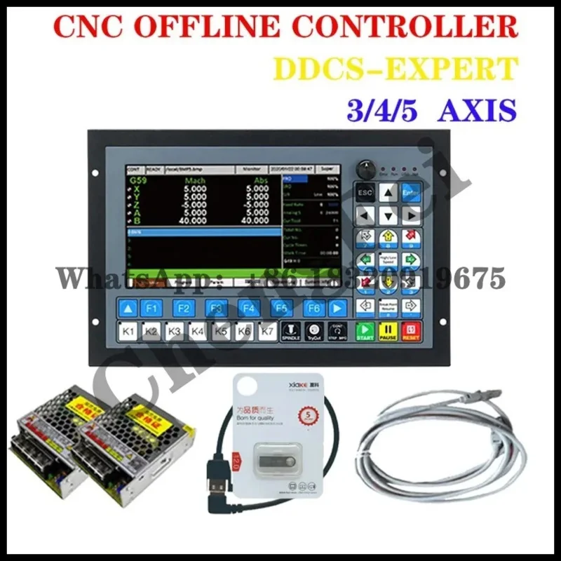 MDCS EXPERT CNC M350 3/4/5axis ATC 1Mhz Offline Controller Z-axis 3D Probe Stepper servo Motor Replacement DDCSV 3.1 Cyclmotion