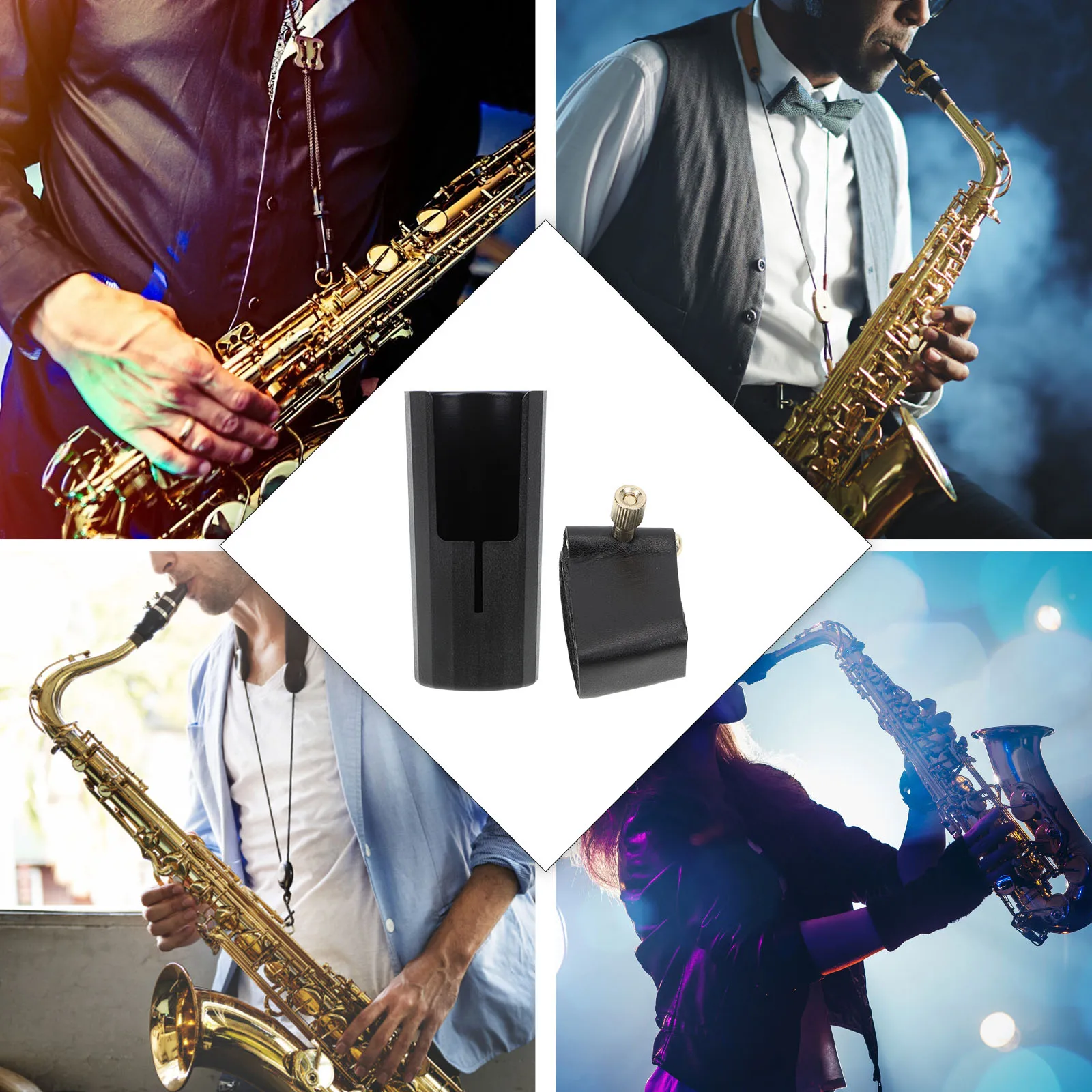 

1Set Alto Saxophone Clip Premium Protective Instrument Parts Durable Smooth Design Easy Carry For Professional Use
