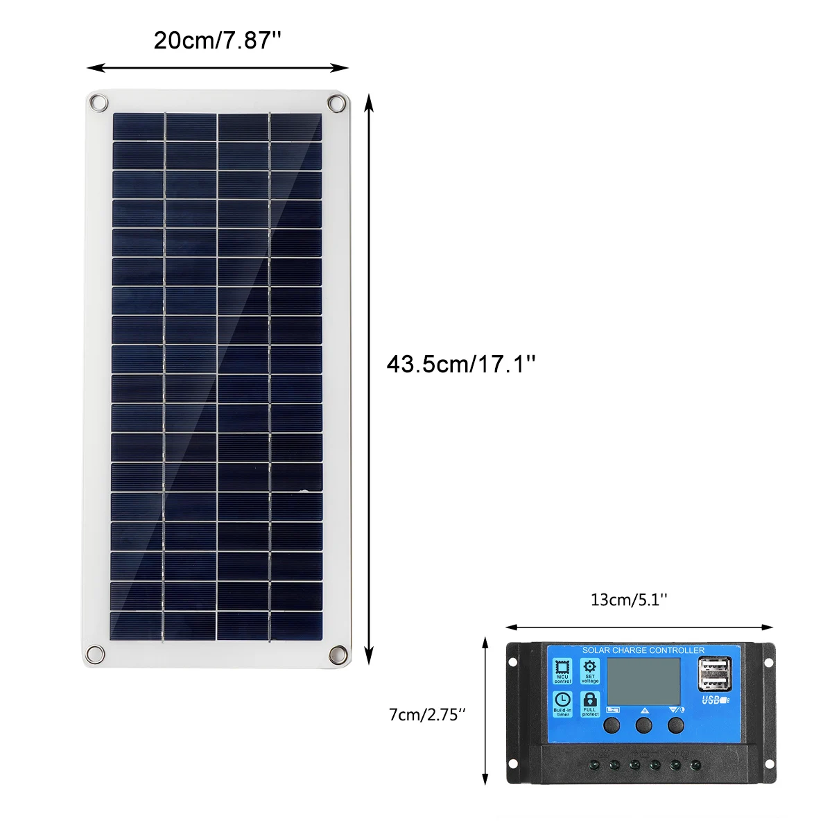 300W Panel słoneczny 18V monokrystaliczny PET elastyczny zestaw paneli słonecznych kompletny Solar Smartphone samochód RV ładowarka ogniwa słoneczne