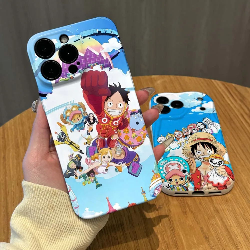 

Tony Tony Chopper Luffy For Apple iPhone 17 16 15 14 13 12 11 X XS XR Air Pro Max Plus Mini Feilin Wave Oil Shell Cover