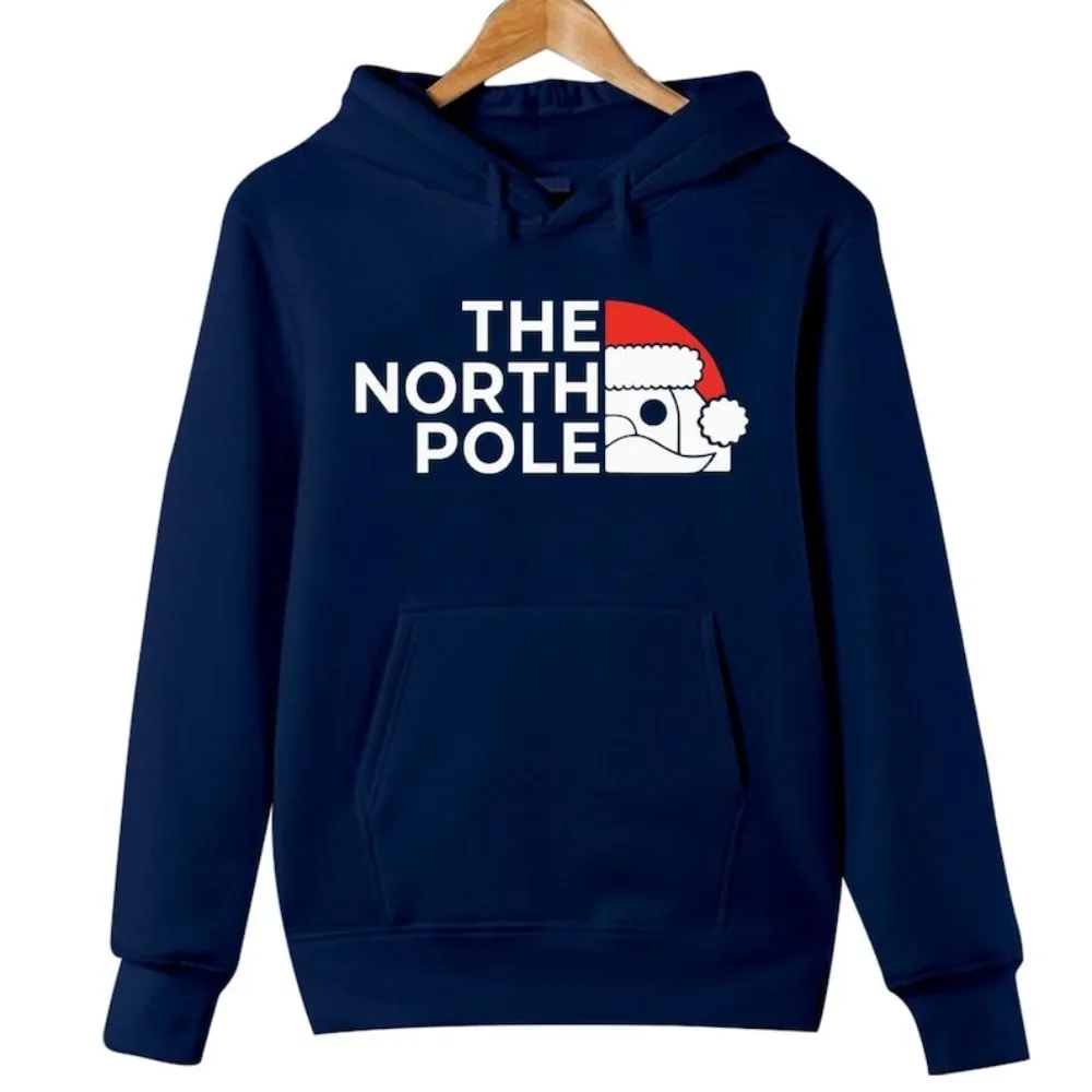 2025 القطب الشمالي عيد الميلاد هوديي مضحك سانتا كلوز البلوز عطلة احتفالية البلوز هدية عيد الميلاد للرجال النساء هوديي