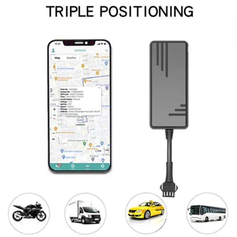 J16 GPS Positioning Tracker 4G CAT1 Real-time Locator Anti-theft Monitoring Accessory For Car Motorcycle Bus And Other Vehicles