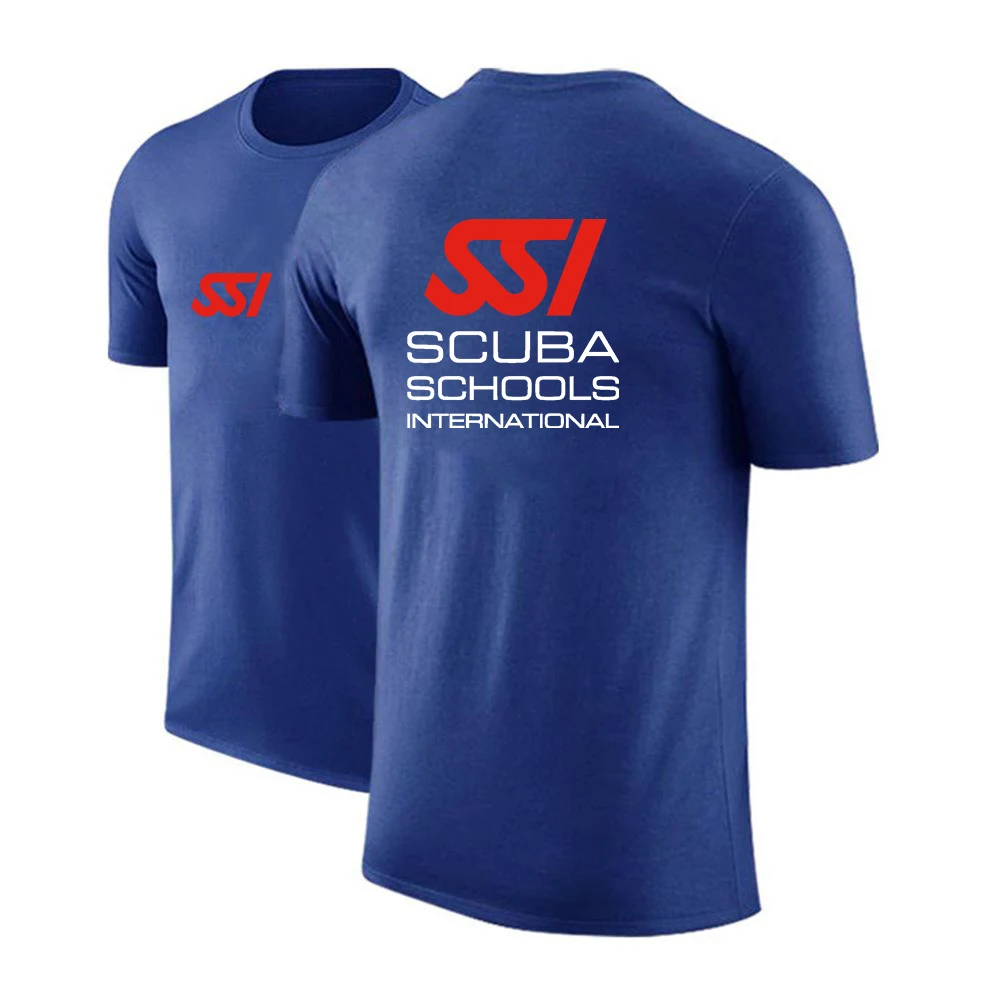 2024 New Scuba Diving Dive SSI Summer Men's Clothing ordinary Thin Short Sleeve Shirt Set Quick drying Comfortable Sportswear