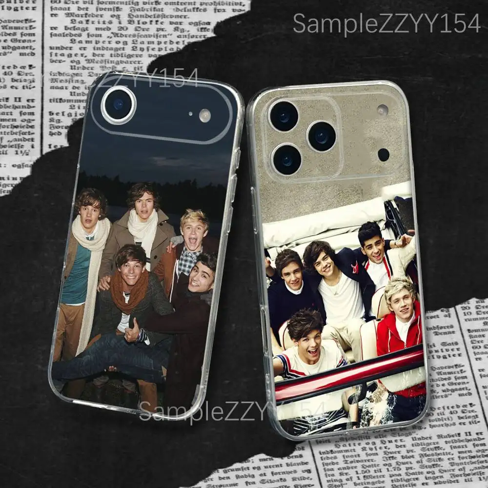 

Band O-One Direction OD Phone Case For iPhone 17,16,15,14,13,12,11 Pro,Max,Plus,X,XS,XR,SE4,E Mini Transparent Soft Cover