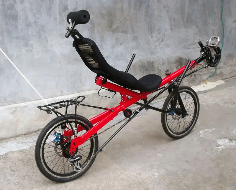 Need to be customized, new two-wheel reclining bike tricyle