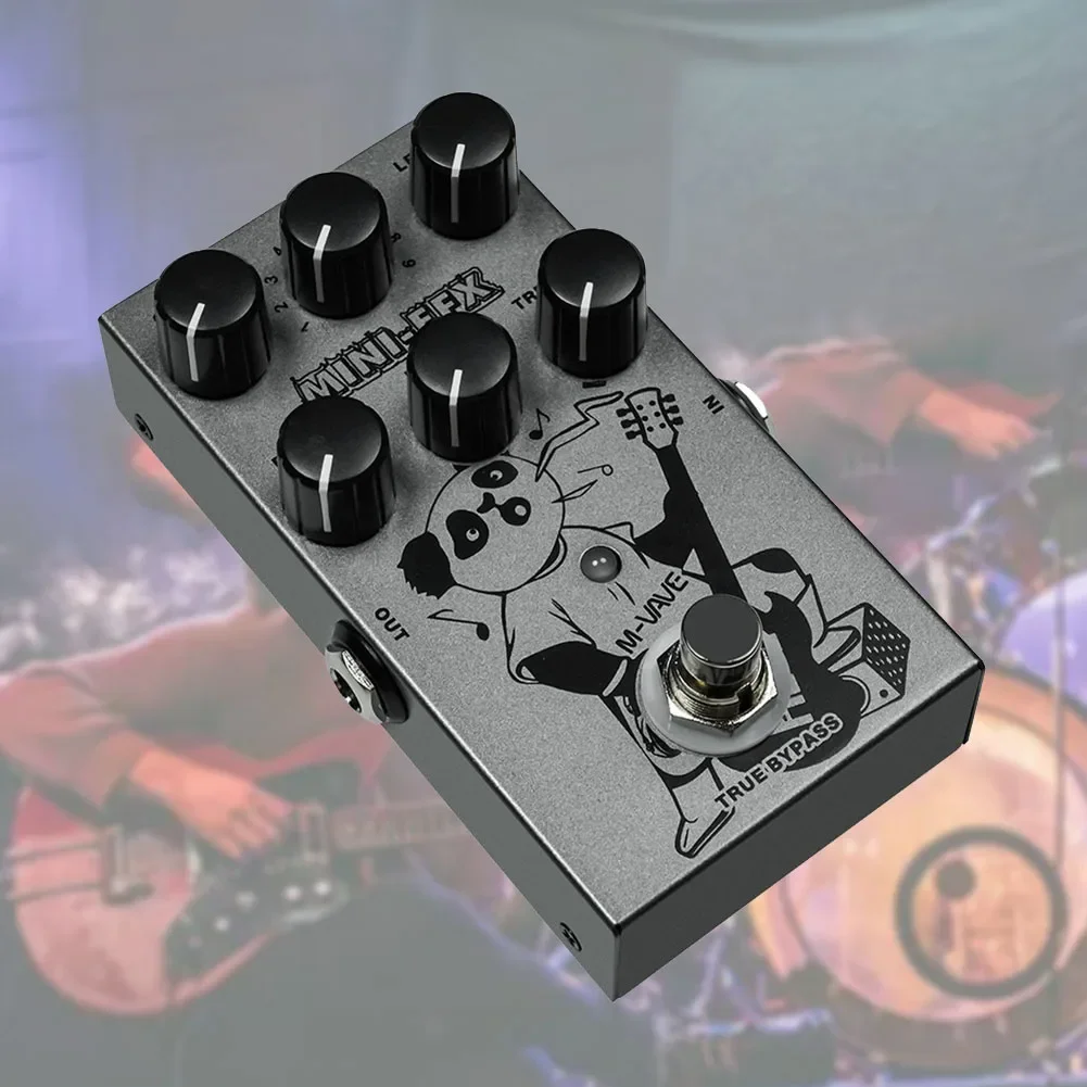 

For M-VAVE Electric Effects Pedal Metal Overload Distortion Effector 3-gear EQ Overdrive Effects Guitar Multi Effects Pedal