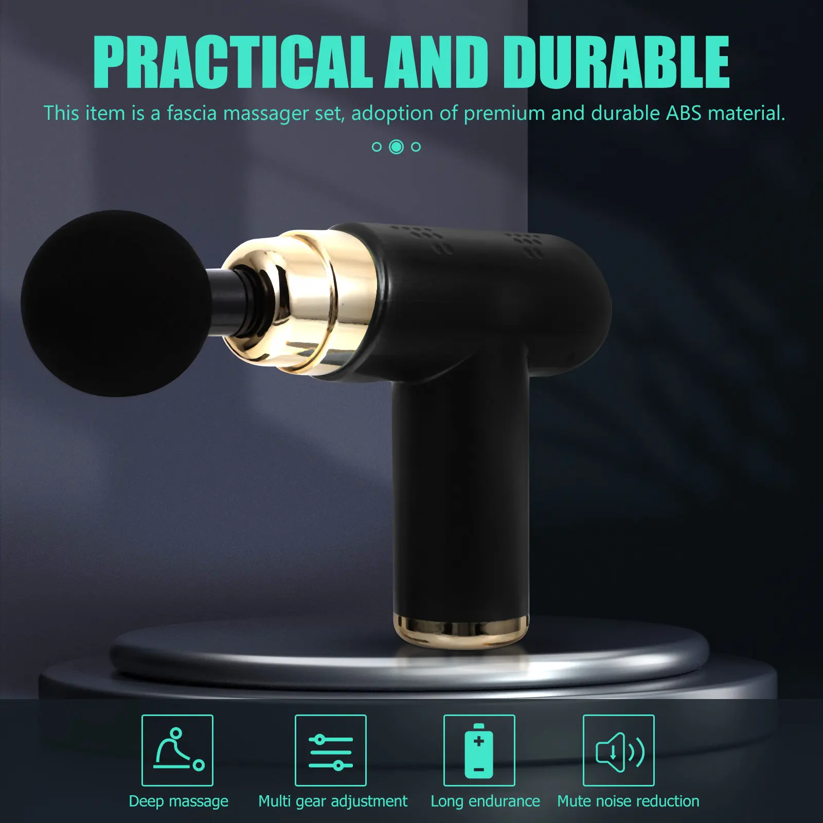 

1 комплект: портативный перкуссионный массажер для тела с 6 скоростями, регулируемый, для снятия мышечного напряжения, для фасций