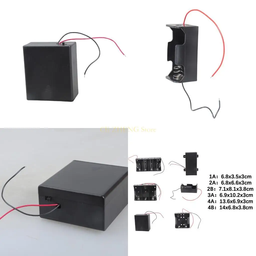 E56B Caixa bateria plástico resistente a choques e56b segura para eletrônicos e brinquedos domésticos