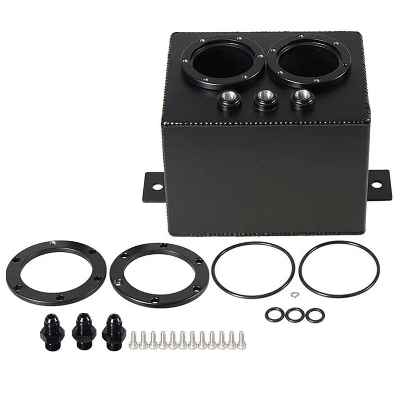 

Universal 3L Fuel Tank Buffer Tank Without 044 Fuel Pump Aluminum