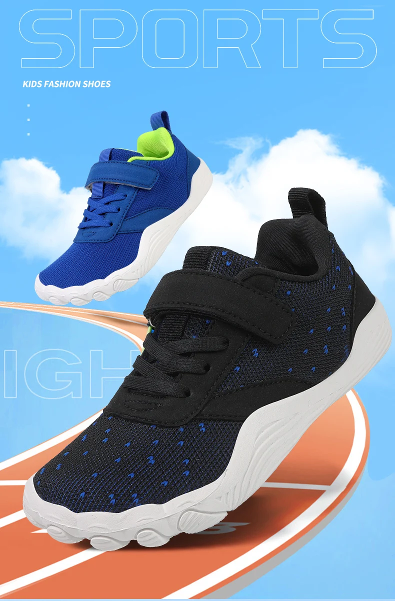 Kinder Barfußschuhe Jungen Mädchen Sneaker Aqua-Schuhe Natürliche Spreizschuhe Breite Zehenpartie Schnelltrocknende Wasserschuhe Strand- und Schwimmschuhe – Detail 2