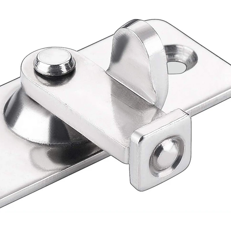 ABFN-90 Degree Door Buckle Latch Stainless Steel Right Angle Lock Sliding Door Door Right Angle Window Bathroom Door Latch