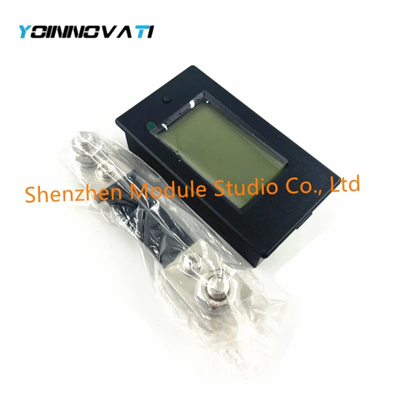 PZEM-051 DC Digital Ammeter Voltmeter 6.5-100V 4 IN1 LCD Motorcycle Voltage Current Power Energy Monitor