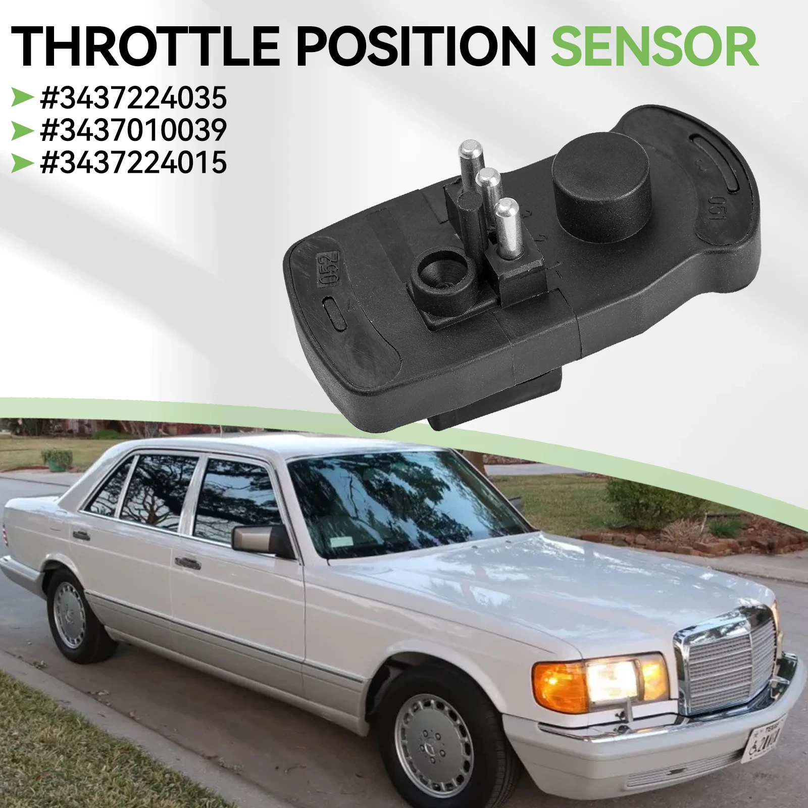 Air Flow Meter Potentiometer Sensor Calibrated for Mercedes Benz W201 W124 W126 R107 1981-1993 3437224035 3437010039 3437224015