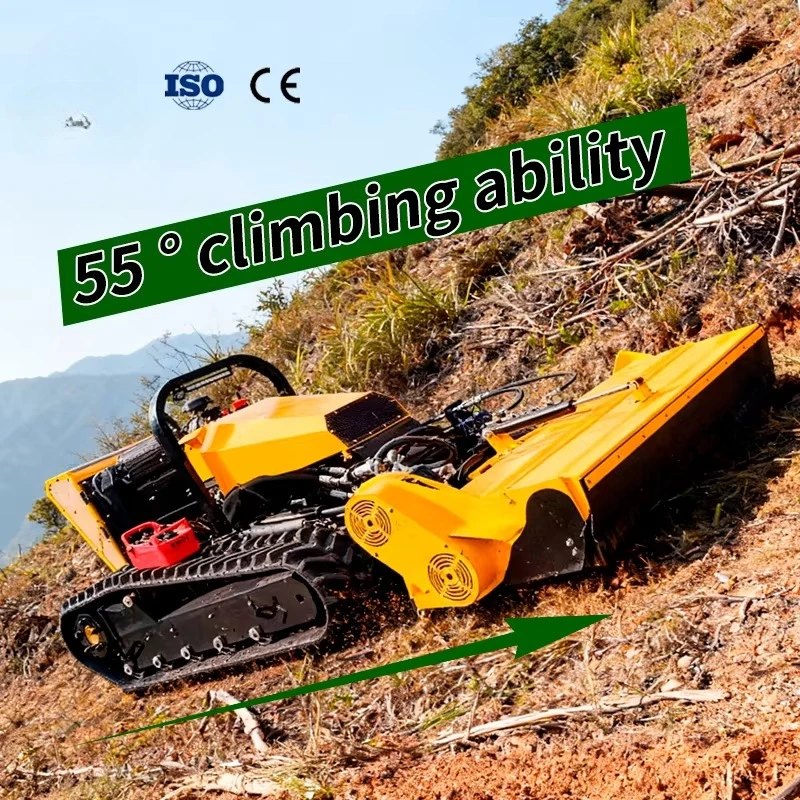 Crawler Land Reclamation Brush Mower High Productivity Equipment for Dense Undergrowth Clearing Thick and Forest Debris Cleaning