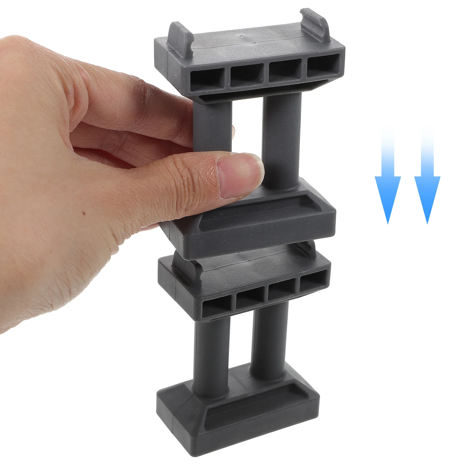 6 Stück Eisenbahnbrücke Pier Simulation Zug Pretend Bridge Zubehör Geeignet für Kinder, die Dekoration und DIY-Landschaft spielen