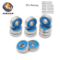 2Pcs 683RS Bearing Blue 688RS 6800RS 3x7x3 mm ABEC-7 Hobby Electric RC Car Truck 683 RS 2RS Ball Bearings 683-2RS Black Sealed