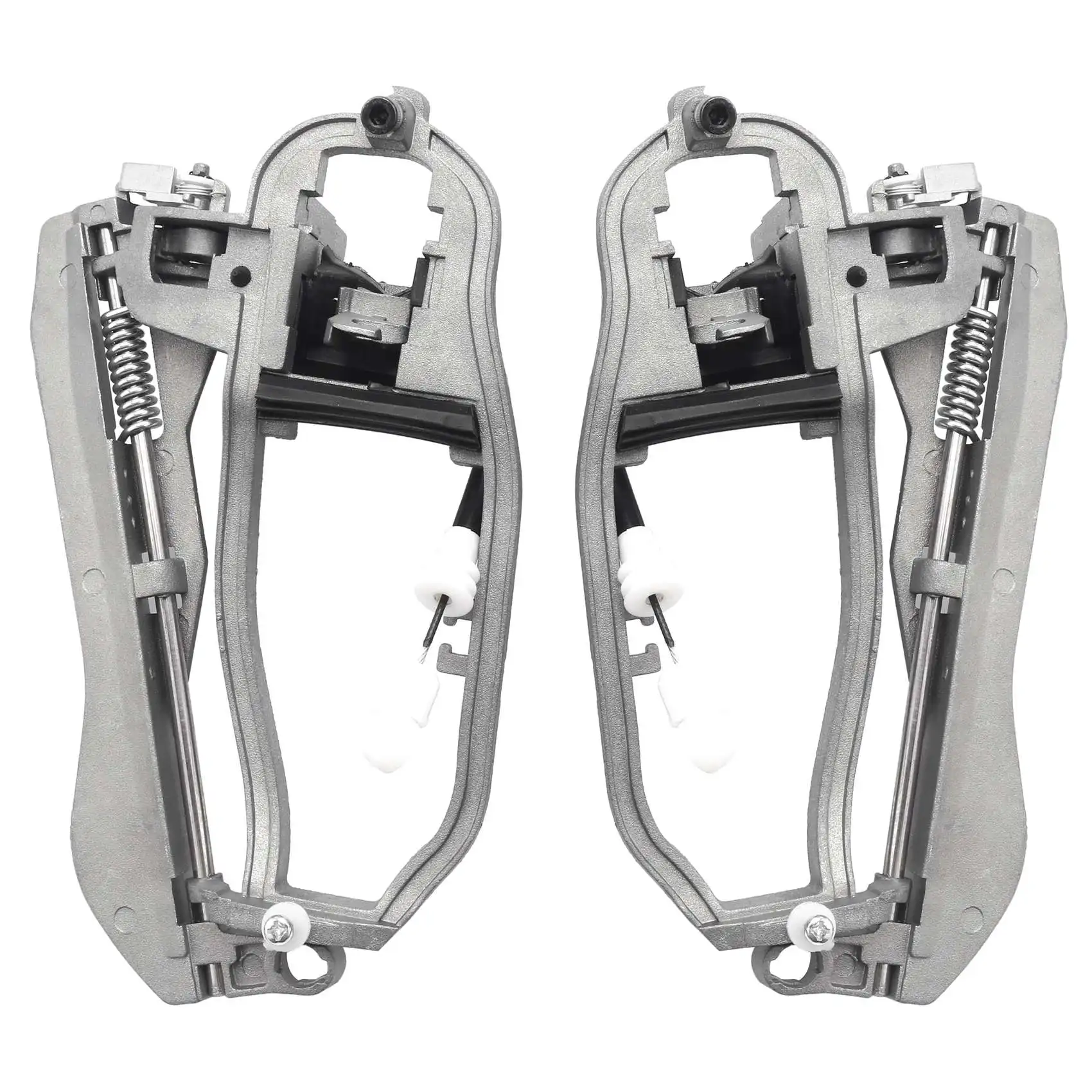 2Pcs Car Interior Door Handle Bracket Front Left Side + Front Right Side For Bmw X5 E53 2000-2007 51218243615 51218243616