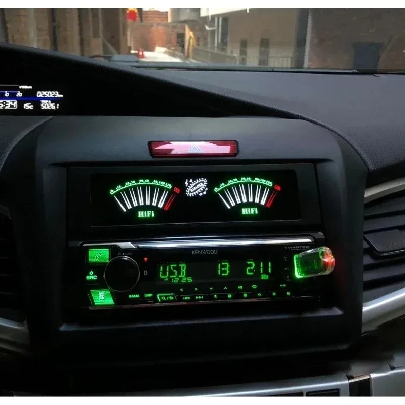 E-Electronic  LED Sound-controlled Music Spectrum Display with Ambient Light Pickup and Atmospheric Rhythm