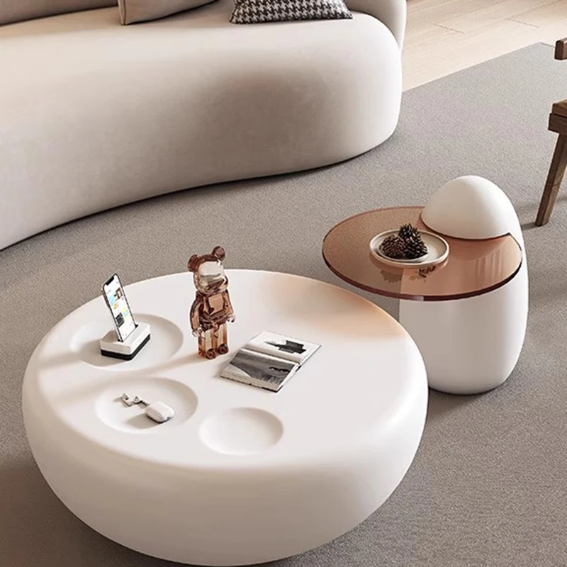 

Nordic Coffee Table Neat Modern Elegant Bedroom Small Living Room Center Round Table Vanity Tavolino Da Salotto House Furniture