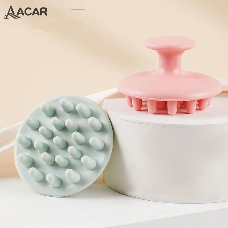 سيليكون شامبو فروة الرأس مدلك الشعر شامبو تدليك مشط حمام تدليك فرشاة فروة الرأس مدلك الشعر فرشاة اغتسال مشط أداة العناية