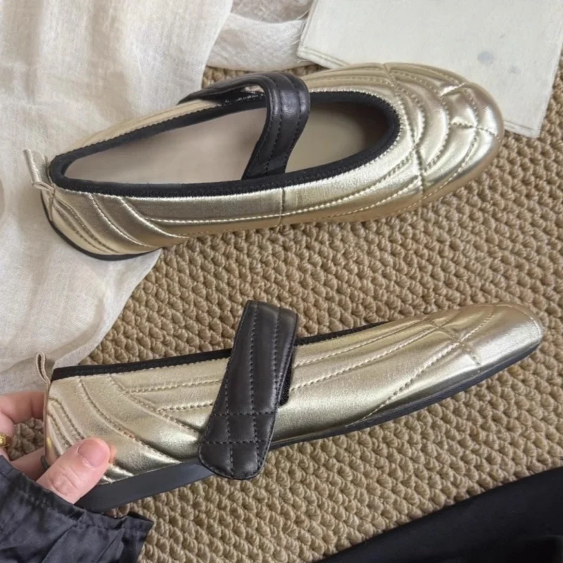 

Мэри Джейн дизайнерский новый стиль дышащие балетки с квадратным носком модные легкие мягкие женские туфли высокого качества на плоской подошве