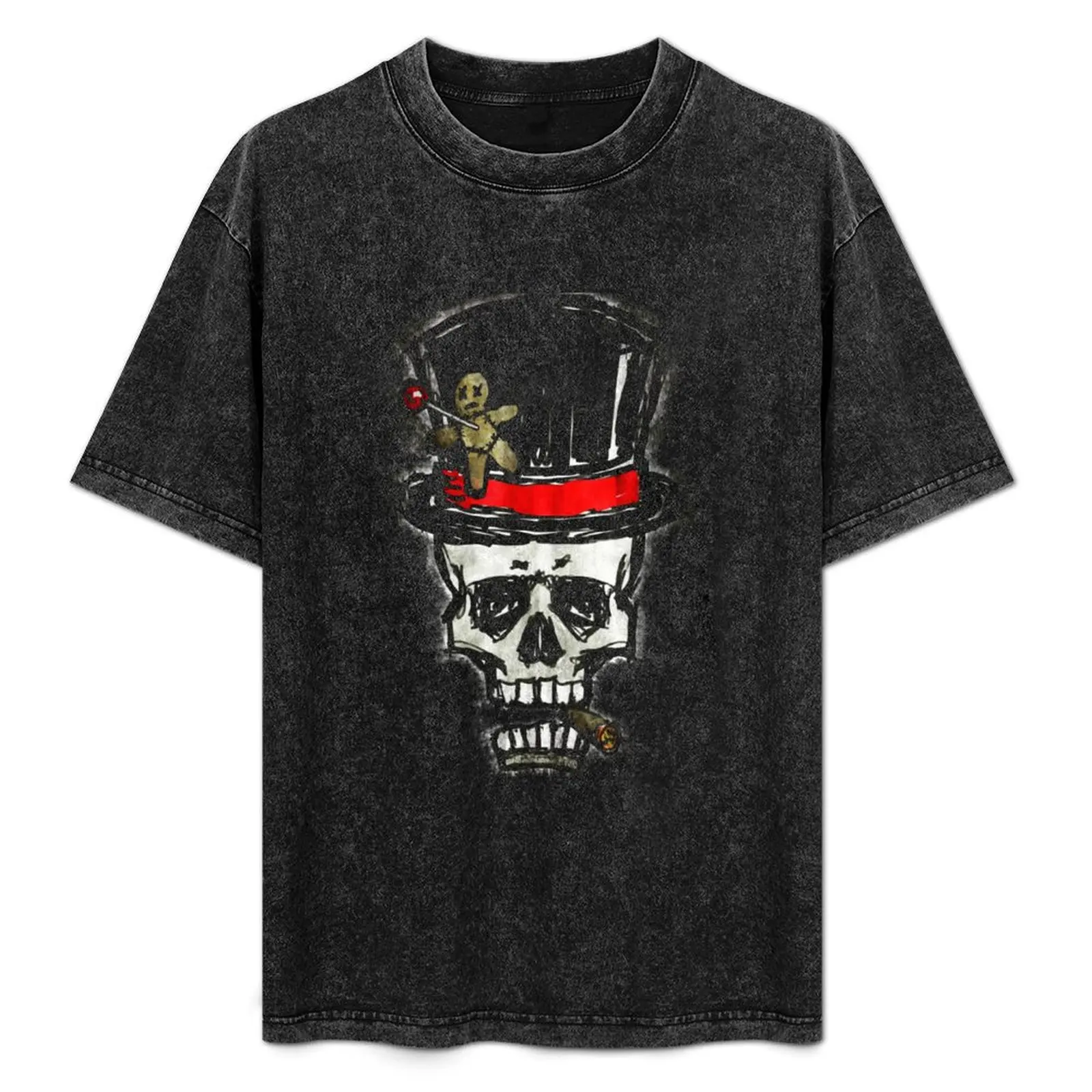 Voodoo Baron Samedi T-Shirt Basic Lightweight Short Sleeve Tee