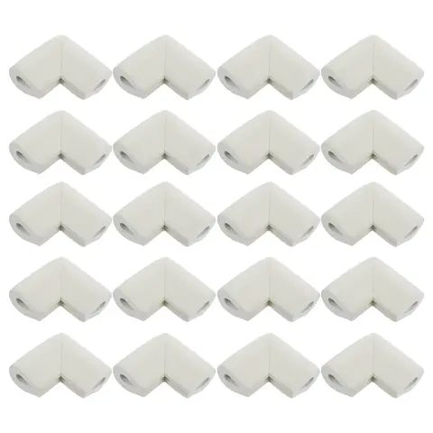 20 Pcs 보호 코너 보호대 유리 가구 보호대 이동 가드 침대 어린이를위한 흰색 테이블 범퍼 Best5